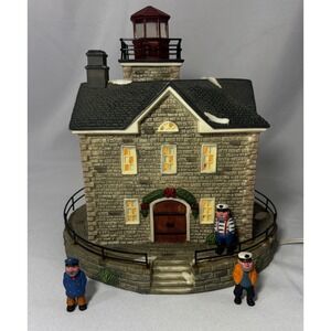OWell Harborside Village Cedar Island‎ NY Christmas Porcelain Lighted House 2006